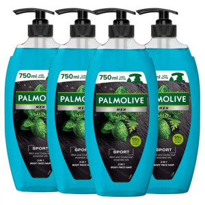 PALMOLIVE MEN żel pod prysznic MIX 4x 750ml