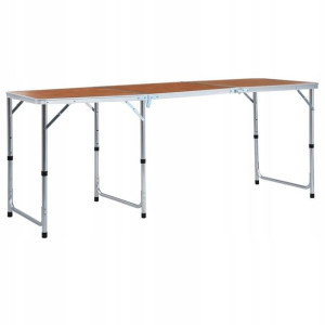 Lumarko Składany stolik turystyczny, aluminiowy, 1