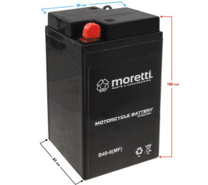 Akumulator Moretti AGM (Gel) B49-6