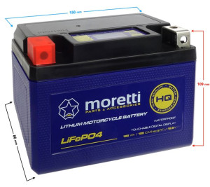 Akumulator Moretti MFPX9 litowo jonowy