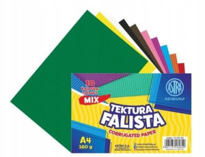 Tektura Falista 160g 10 Kol A4 Astra 113021001