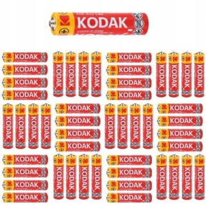 65 Szt! Baterie Kodak Aa Super Heavy Zinc R6 1,5v