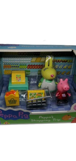 Świnka Peppa | Figurki + Akcesoria Zakupowe