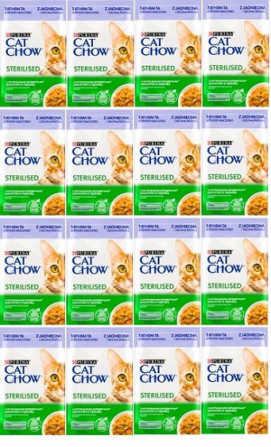 Mokra karma dla kota Cat Chow Sterilised Jagnięcina 26x 85g