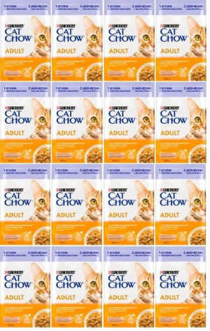 Mokra karma dla kota Cat Chow Adult Jagnięcina z fasolą 26x 85g