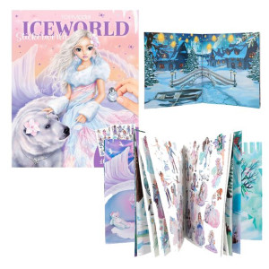 Top Model Kolorowanka  166 naklejek Ice World