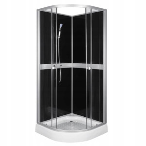 Kabina prysznicowa Classic 80 black + bateria