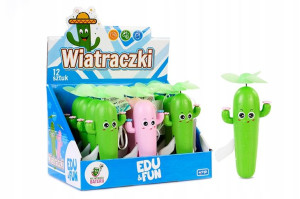 Wiatraczek Edu&fun Kaktus 12 Szt/disp.