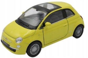 Model Metalowy Welly Auto 2007 Fiat 500 1:34