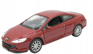 Metalowe Samochód Auto Metal Welly Peugeot 407 Cou