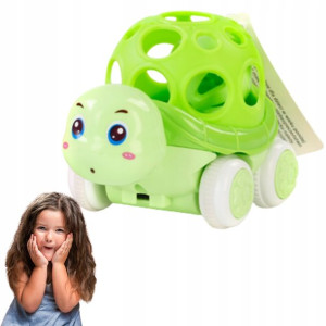 Jeżdżący Nakręcany Żółwik Grzechotka Sorter