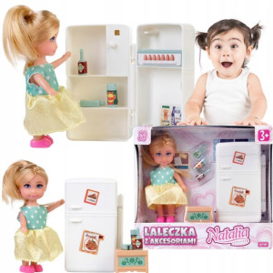 Lalka Natalia Kuchnia Lodówka Produkty Spożywcze