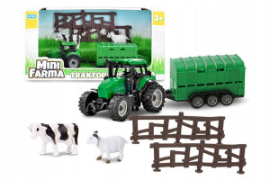 Mini Farma Traktor Z Przyczepą