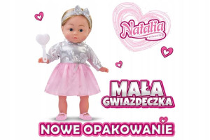 Lalka Natalia Mała Gwiazdeczka W Srebrnej Bluzce
