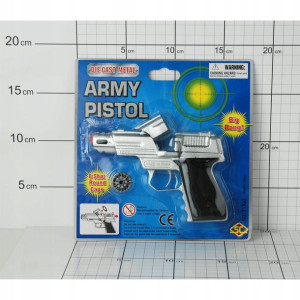 Pistolet Metalowy Na Spłonkę- Blister