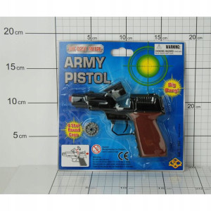 Pistolet Metalowy Na Spłonkę- Blister