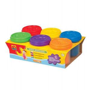 Masa Plastyczna -6 Dużych Tub -uzup.