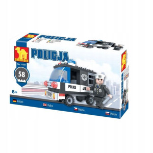 Klocki Policja-furgonetka Polic.70895---