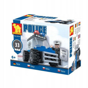 Klocki_policja-wóz Policjant-70887