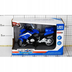 Motor Policja Światło/dźwięki W Pudełku