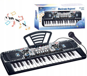 Keyboard Pianino Organy Dzieci Pianinko Mikrofon