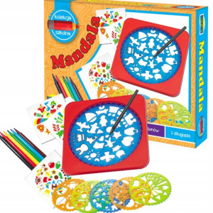 Zestaw Kreatywny Mandala Rysowanie Malowanie Nauka