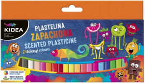 Plastelina Szkolna Zapachowa 24 Żywe Kolory Kidea