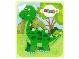 Drewniane Puzzle Dinozaur Isanosaurus Tyranosaurus