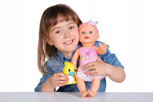 Lalka Natalia Bobas Butelka Nocnik Siusia Pije Akc
