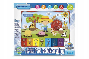 Tablet Edukacyjny Wesoła Farma Pianinko Quiz Nauka