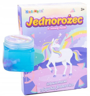 Masa Slime W Słoiczku Glutek Jednorożec Wzory Kolo