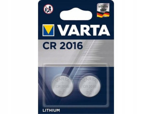 2x Bateria Litowa Guzikowa Cr2016 3v Baterie Varta