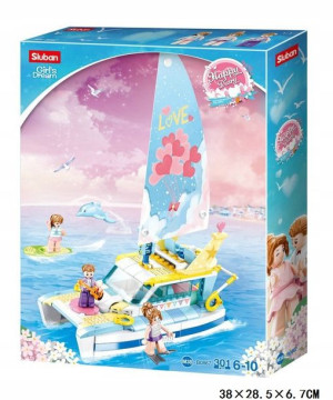 Klocki Sluban Girls Dream Luksusowy Jacht 301 El