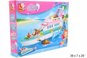 Klocki Sluban Girls Dream Luksusowy Jacht 328 El
