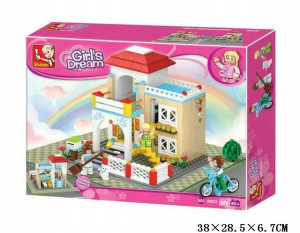 Klocki Sluban Girls Dream Willa Z Tarasem 380 El