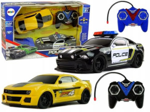 Autka R/C Pościg Policyjny Patrol Żółte Auto Sport