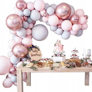 Zestaw Balony Girlanda Balonowa Dekoracja 105 Szt