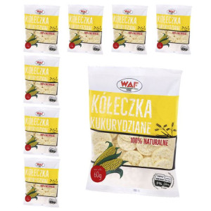 Pakiet 8szt. WAF Kółeczka kukurydziane 60g