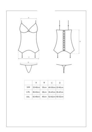 Lovica gorset i stringi S/M