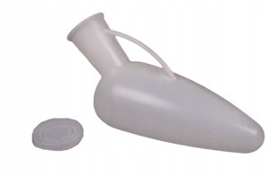 Kaczka męska na mocz Nocnik Duża z zakrętką 1200ml