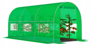 Tunel Foliowy Szklarnia Ze Stelażem Ogrodowy 2x3 M