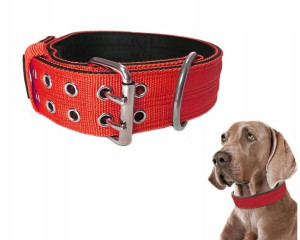 ..obroża Parciana Dla Dużego Psa Xl Silna 50-60cm