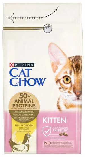 Sucha karma dla kota Cat Chow Kitten Kurczak 1.5 kg