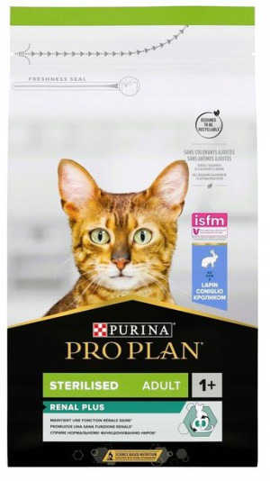 Sucha karma dla kota Pro Plan Adult Sterilised Królik 1.5kg