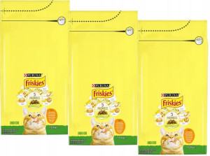 Sucha karma dla kota Purina FRISKIES INDOOR Kurczak Indyk kot 3x 1,5kg