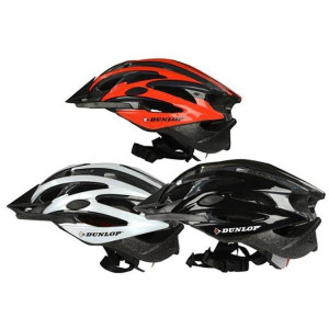 Dunlop - Kask rowerowy MTB r. L (Czerwono-czarny)