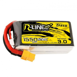 1550mAh 14.8V 120C TATTU R-Line Gens Ace XT60