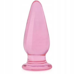 Szklany Duży Plug Korek Analny Sex Zatyczka Anusa
