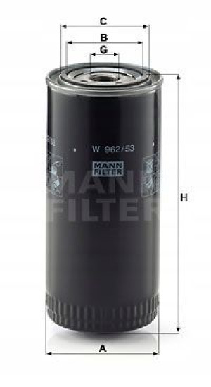MANN-FILTER W 962/53 Filtr oleju