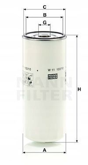 W 11 102/10 MANN-FILTER Filtr oleju